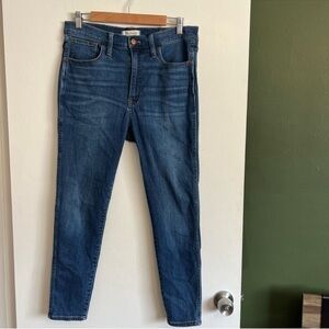 Madewell 10” road tripper skinny jeans Size 30P